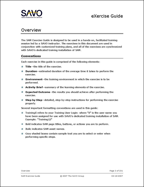 Exercise Guide page 3