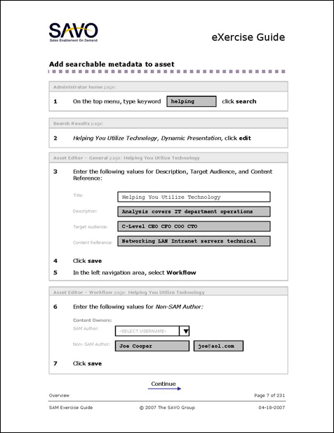Exercise Guide page 6